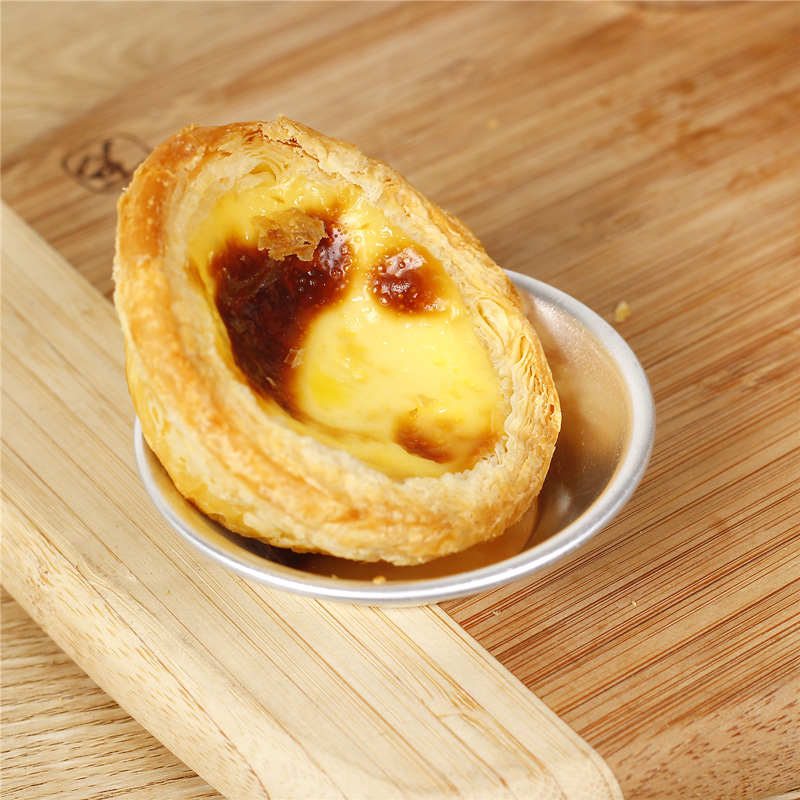 Set 5 / 10 Khuôn Làm Bánh Tart Trứng Bằng Hợp Kim Nhôm Chống Dính