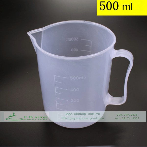 B034 - CA ĐONG NHỰA 500ML ĐỒ LÀM BÁNH