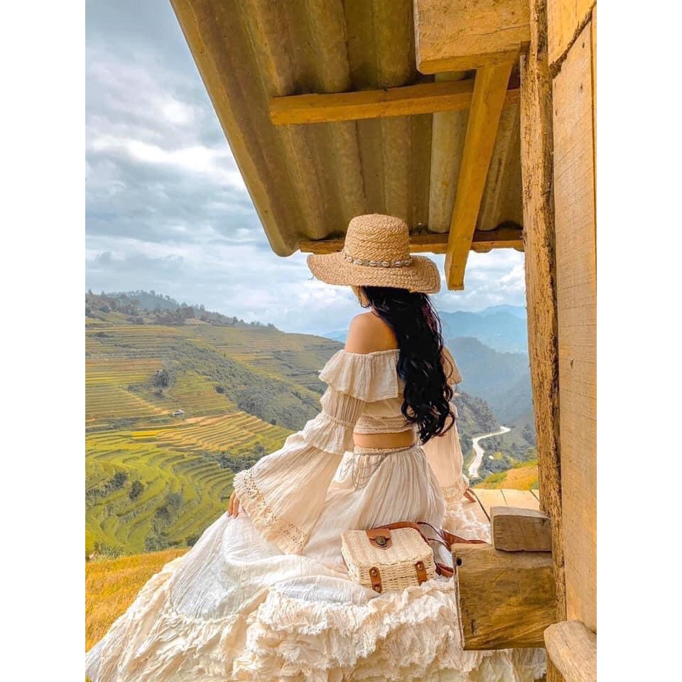 Áo xô bèo tay dài