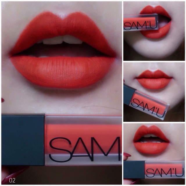 ( có sẵn ) Son kem SAM’U Fluid Matte Lip Tint + Cloud Velvet Lip Tint | BigBuy360 - bigbuy360.vn