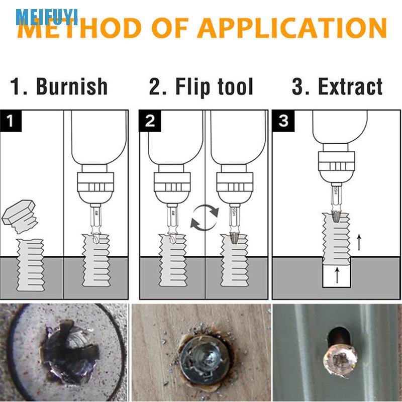 Set 6 Mũi Khoan Tháo Vít Bị Hỏng 439v