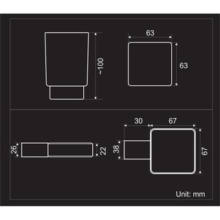 CỐC THỦY TINH KÈM KỆ ĐƠN ZENTO HC6803