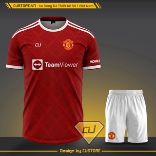 Áo bóng đá câu lạc bộ clb áo manchester united mu 2020 2022 custore vải mè nhật giá rẻ