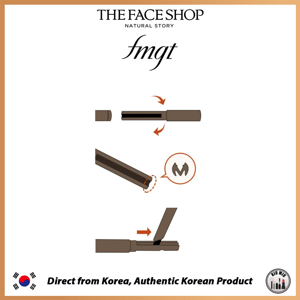 THE FACE SHOP fmgt BROW MASTER MATTE BROW PENCIL *ORIGINAL KOREA*