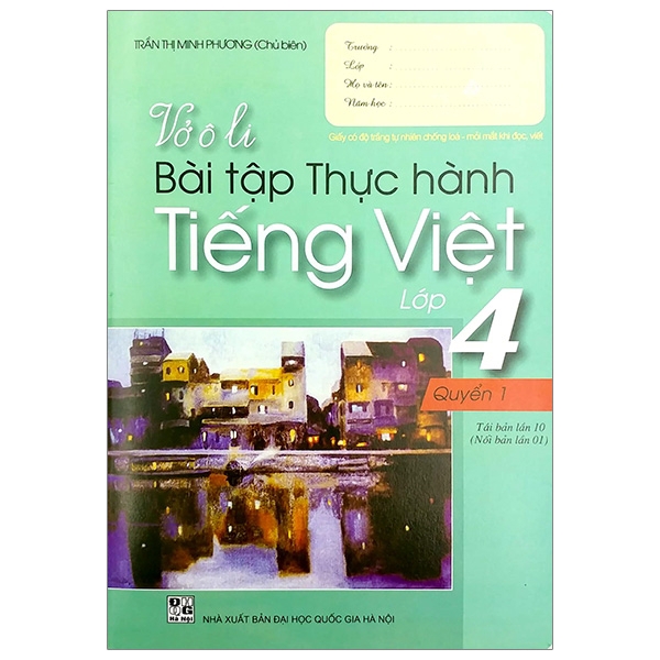 Sách - Vở Ô Li Bài Tập Thực Hành Tiếng Việt Lớp 4 - Tập 1 (2018)