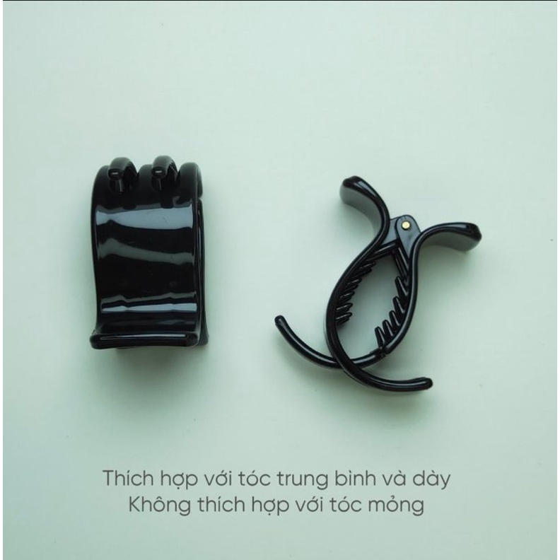 Kẹp tóc càng cua 3 răng 5 răng tạo xoăn nhẹ phong cách Hàn Quốc .
