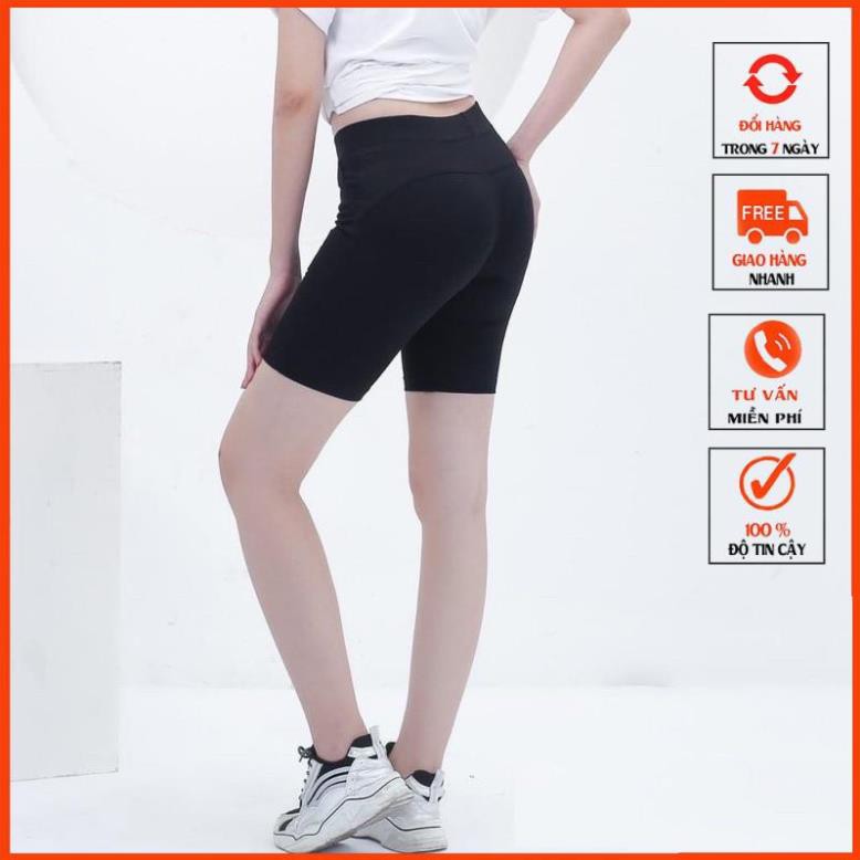 Quần Legging Ngố Đùi - Quần Lửng Nữ cuộn tím Siêu Hotm