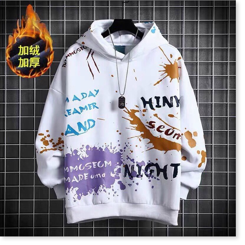 Áo khoác hoodies có mũ nữ hoạ tiết cực chất rực rỡ phong cách mới 2021 KME FASHION