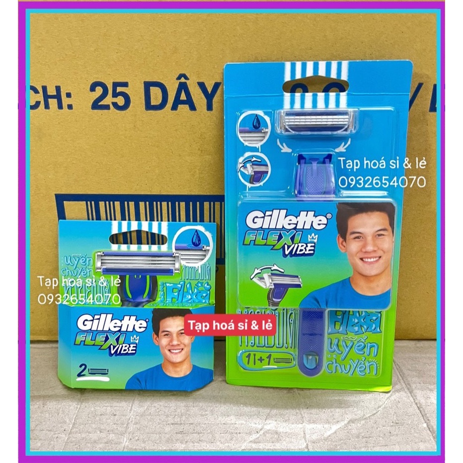 (mới) Dao cạo Gillette flexi vibe