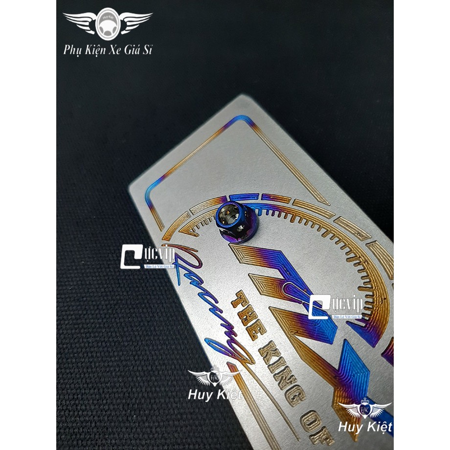 [Giá Hủy Diệt] - (3686) - Bảng Tên MX King Titan (Mẫu Titan Khò) Kèm 2 Ốc Vương Miện