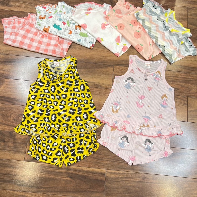 BỘ XUẤT NHẬT/ Cotton Bé Gái SÁT NÁCH (6kg-20kg)