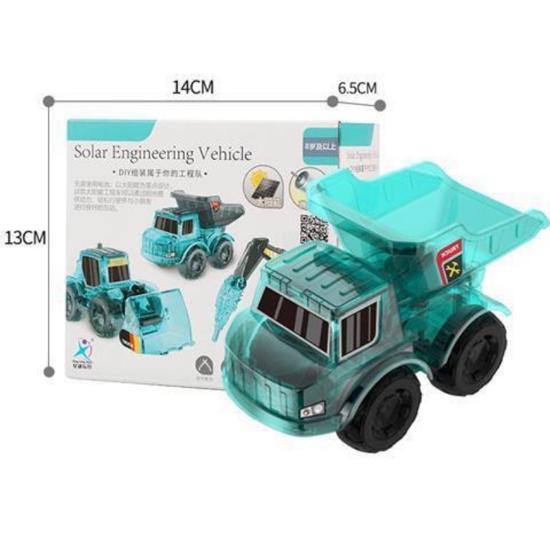 Ốc sên, xe, khỉ chạy bằng năng lượng mặt trời, đồ chơi lắp ráp cực hot B4KIDS - K03