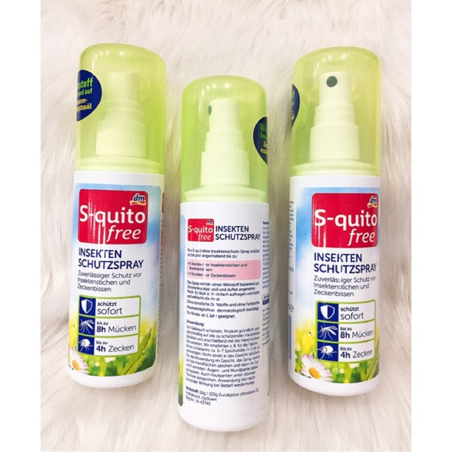 Xịt chống muỗi Squito - an toàn cho bé và bà bầu!!!!