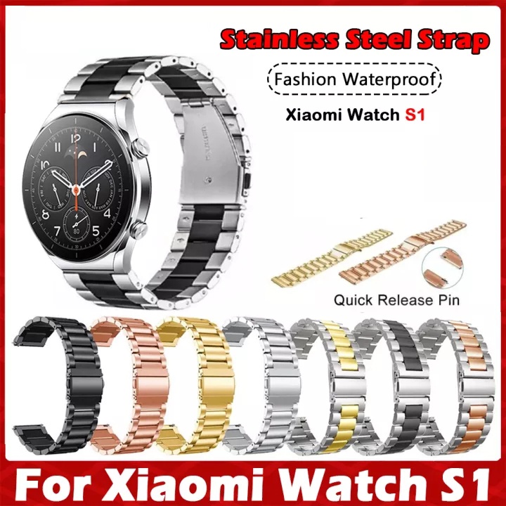 Dây Đeo Thay Thế Chất Liệu Kim Loại Dạng Lưới Thời Trang Cho Xiaomi Watch s1