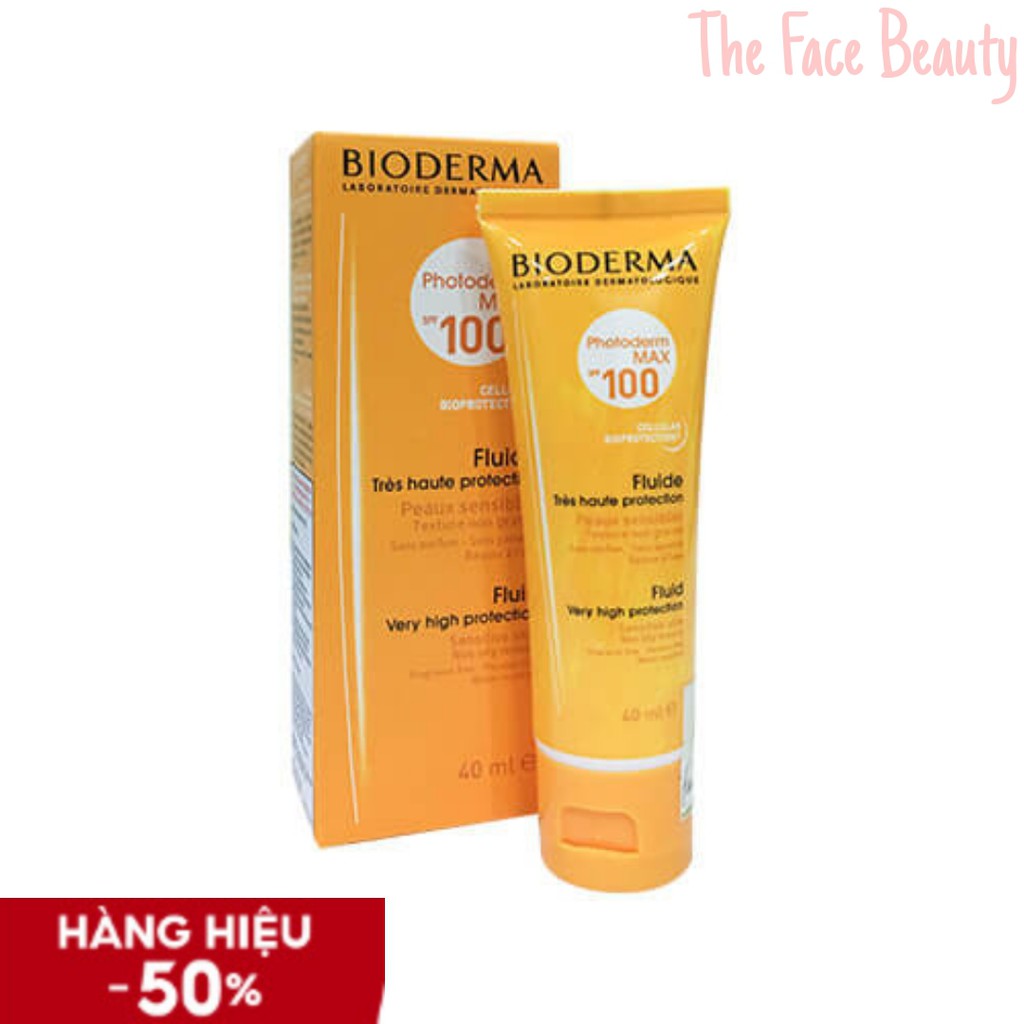 Kem Chống Nắng Bioderma Photoderm Max Aqua Fluide SPF 100+[ Màu Light] | BigBuy360 - bigbuy360.vn