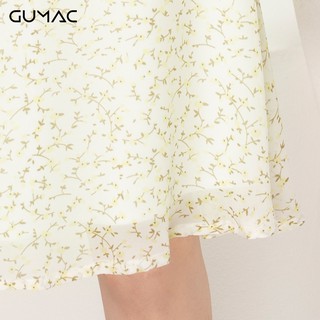 Đầm hoa cổ V GUMAC DA984