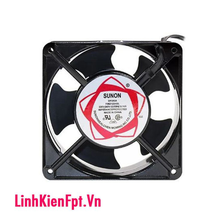 Quạt tản nhiệt 220V 8x8CM