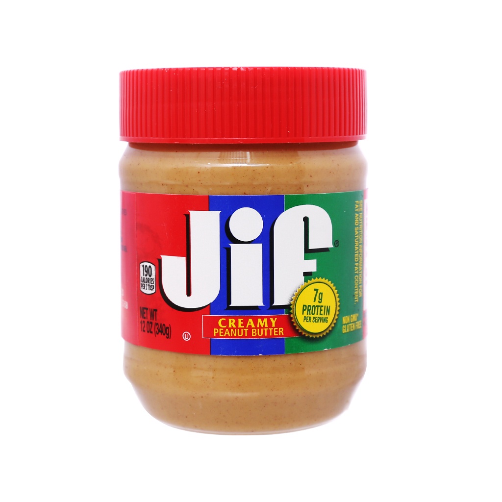 Bơ đậu phộng Jif Mịn 340gram - Mỹ