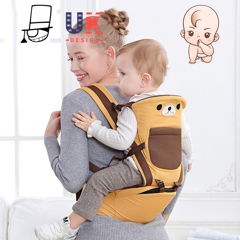 Địu em bé Babykly, địu ngồi trợ lực, chống gù cho bé từ 0-36 tháng tuổi, Kiki shop