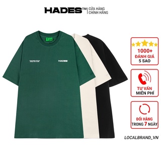 Áo thun Hades Premier tay lỡ, form rộng vải Cotton - Thời trang nam nữ Unisex Streetwear Hàn Quốc
