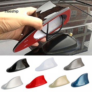 FR Car Exterior Roof Shark Fin Adhesive Sticker Antenna FM/AM Signal Radio Aerial