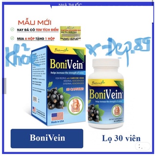 BONIVEIN - HỖ TRỢ NGỪA SUY TĨNH MẠCH, TRĨ - MADE IN USA