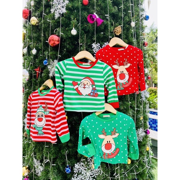 Bộ Giáng Sinh Bộ Noel Cho Bé Trai Bé Gái Thun Lạnh Dệt In Minkymom Dễ Thương Chất Đẹp