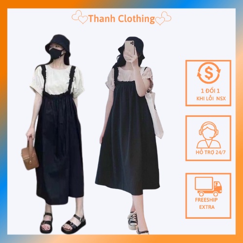Yếm Bầu, Đầm Váy Bầu Yếm Rời Thiết Kế Xinh Xắn Đi Làm, Đi Chơi Giá Rẻ