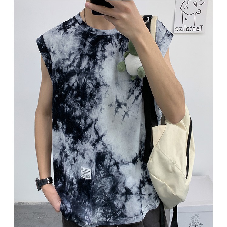 [Mẫu Mới] Áo Tanktop Nam Nữ Unisex Cổ Tròn Họa Tiết Màu Loang Phong Cách Cá Tính Thời Trang Zenkonu TOP NAM 1000170V1