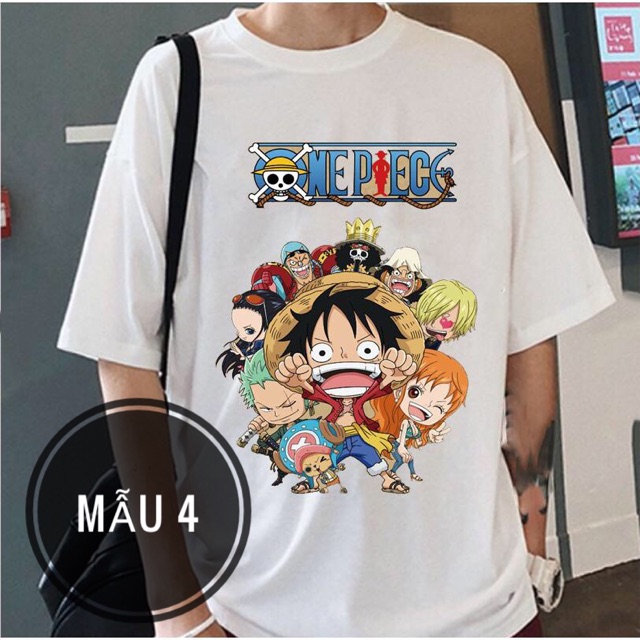 (SALE HOT) Áo thun Luffy mũ rơm One Piece tay ngắn hoạt hình One piece đảo hải tặc unisex nam nữ bận đều đẹp