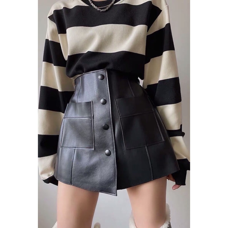 Chân váy da có quần trong | BigBuy360 - bigbuy360.vn