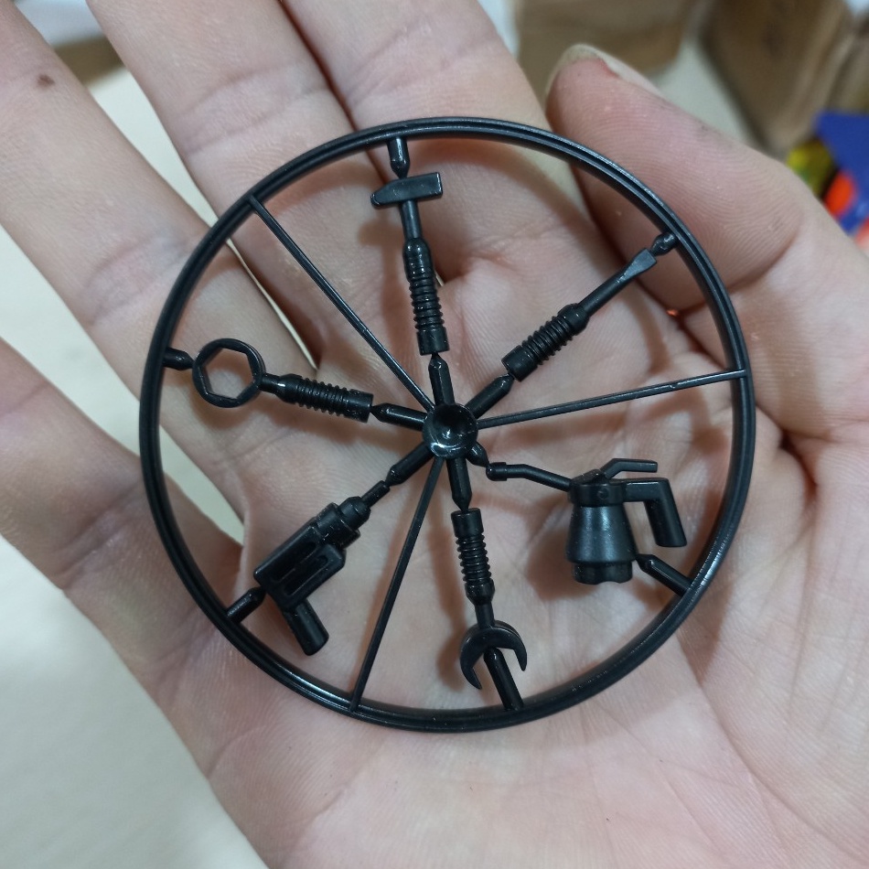 Một Vỉ Dụng Cụ Đa Năng 6 Món Cho Nhân Vật Minifigures NO.1422 - Đồ Chơi Lắp Ráp Tương Thích   6246 55297