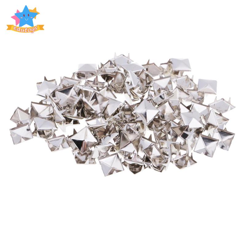 Set 100 Đinh Tán Hình Kim Tự Tháp 8mm Chuyên Dụng Làm Đồ Da