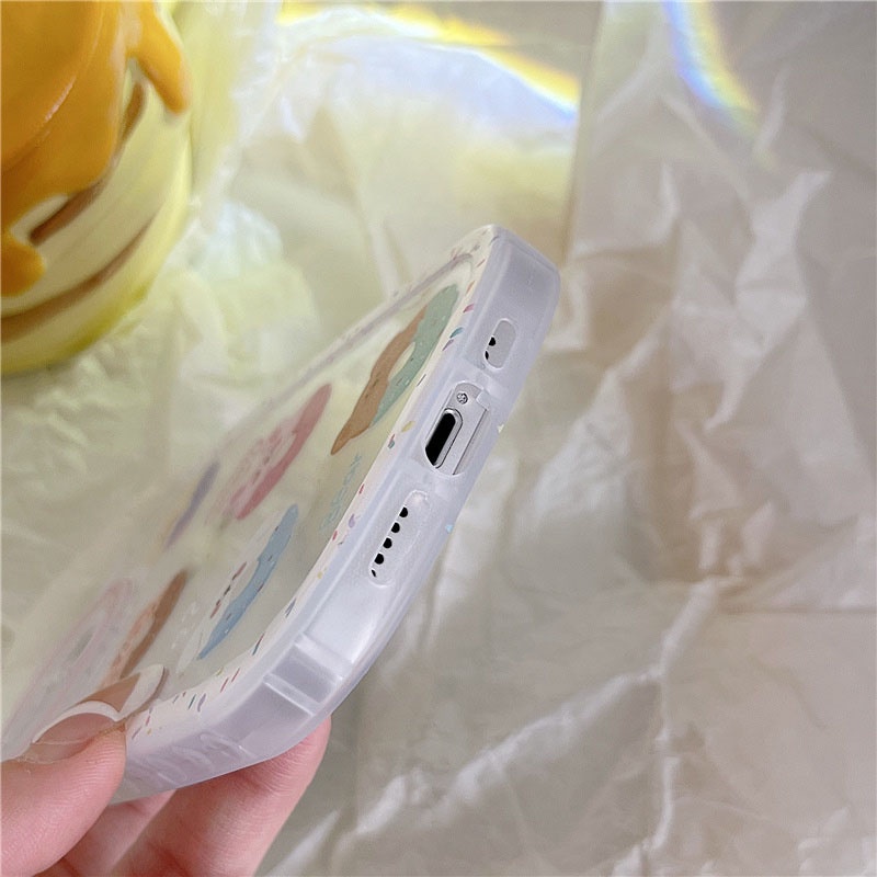 Ốp lưng iphone ốp Điện Thoại Hình Bánh Donut Chống Sốc Cho iPhone 14 13 12 11 PROMAX XS XR XSMAX SE2020 6 7 8PLUS
