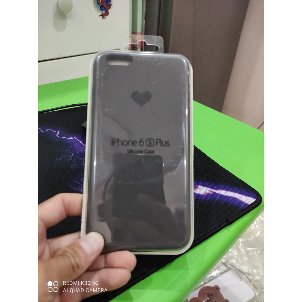 Ốp lưng điện thoại nhiều màu in hình trái tim cho điện thoại 6P/6Splus/7P/8P/X/Xs/Xsmax