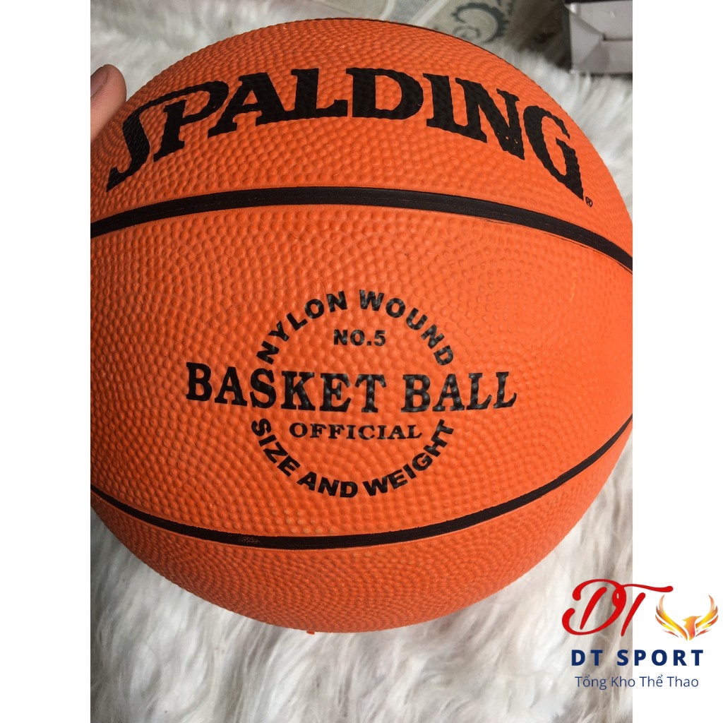 Quả bóng rổ da Spalding banh bóng rổ size 5,6,7 siêu bền ⚡ Free Ship + Tặng quà ⚡ chơi cho sân outdoor, indoor