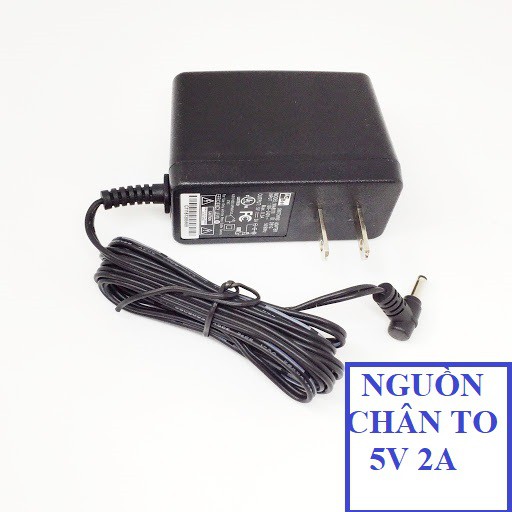 [Mã ELORDER5 giảm 10k đơn 20k] Cục Nguồn Adapter 5V-2A Chân To - hàng loại tốt