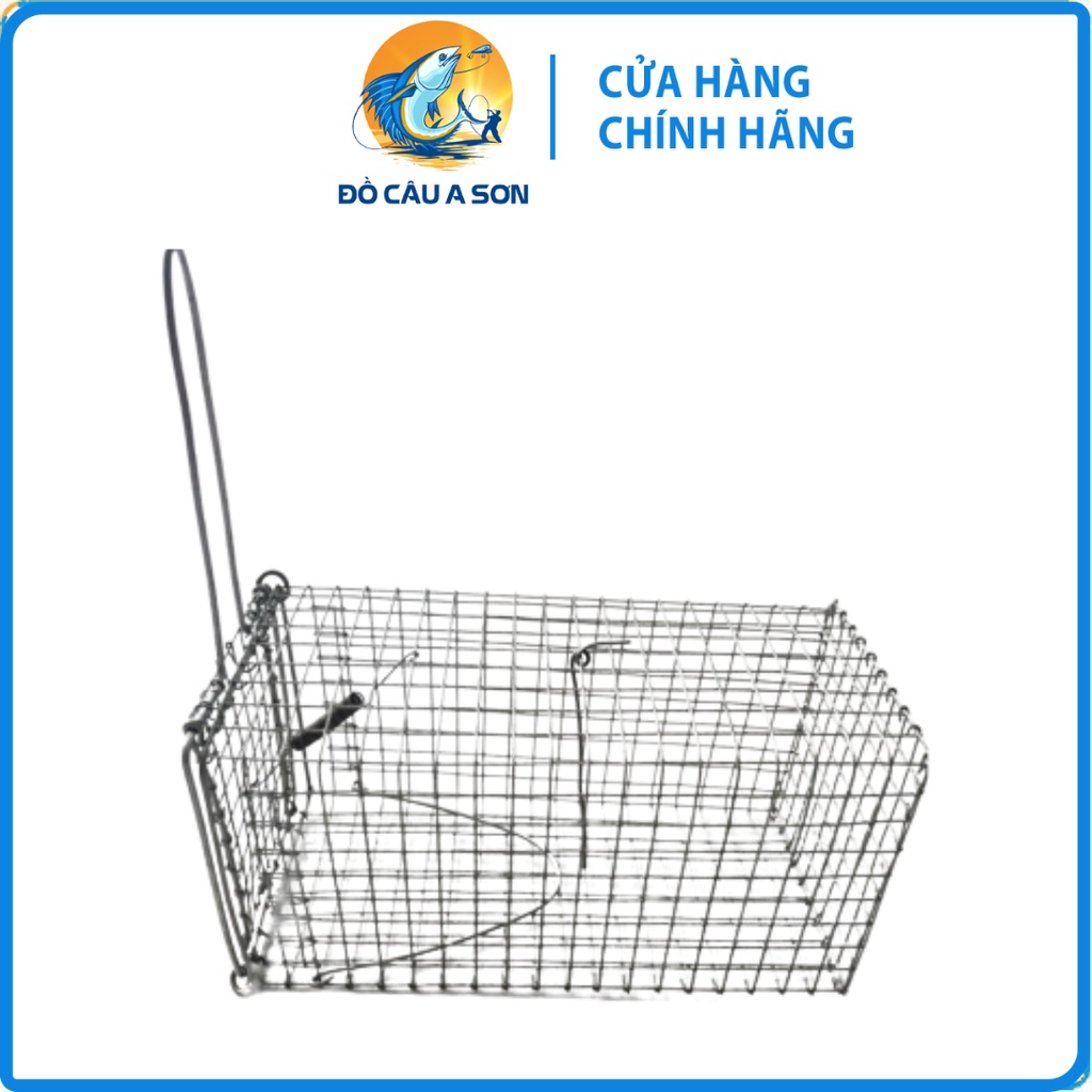 Lồng Bẫy Mèo, Chuột, Sóc Rừng Chất Liệu Inox Bền, Đẹp Dễ Dàng Sử Dụng_A Sơn Đồ Câu