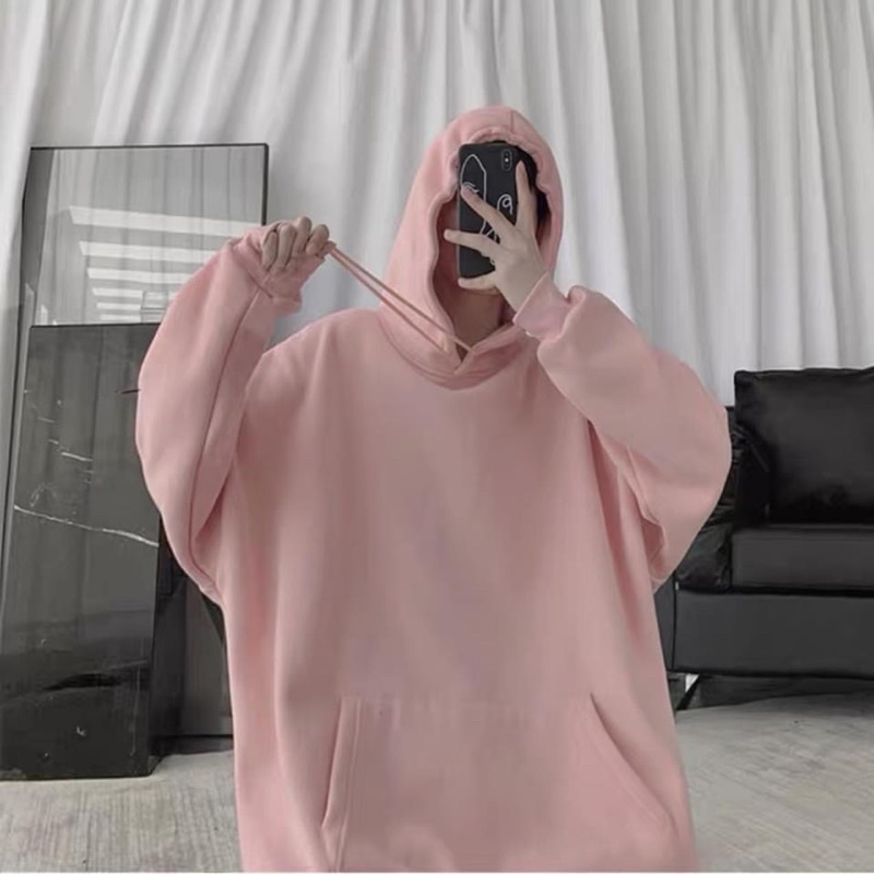 Áo Hoodie BASIC / Áo Hoodie Trơn chất nỉ bông mịn cực đep form Rộng Unisex .Nhiều màu siêu xinh ( Ảnh + Clip thật 100%) | BigBuy360 - bigbuy360.vn