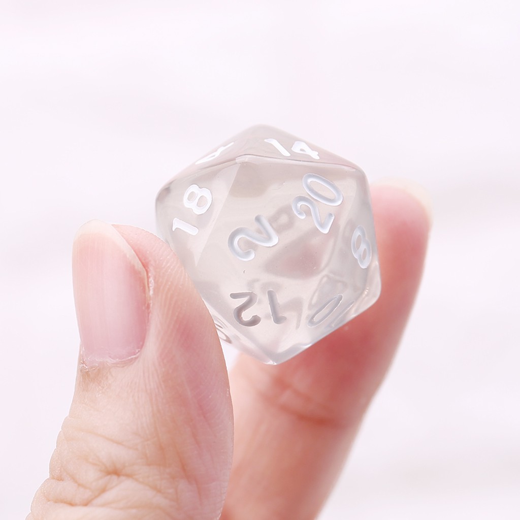 Set 7 viên xúc xắc đa diện mặt cho trò chơi RPG DND D&amp;D D4-D20
