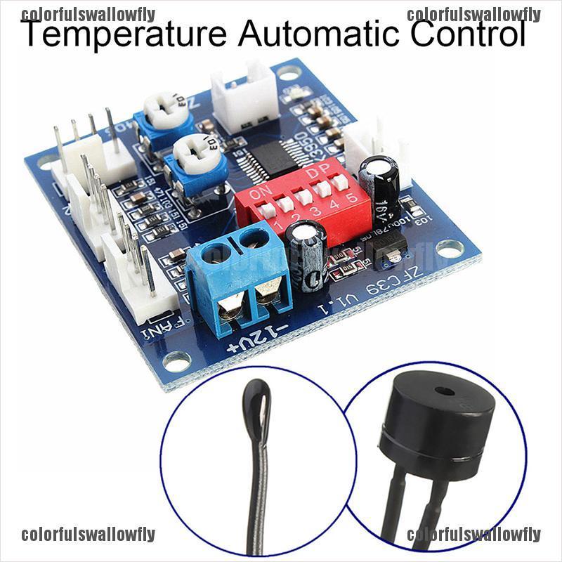 DC PC Bảng Mạch Điều Khiển Tốc Độ Quạt Cpu 12v Pwm Pcsf