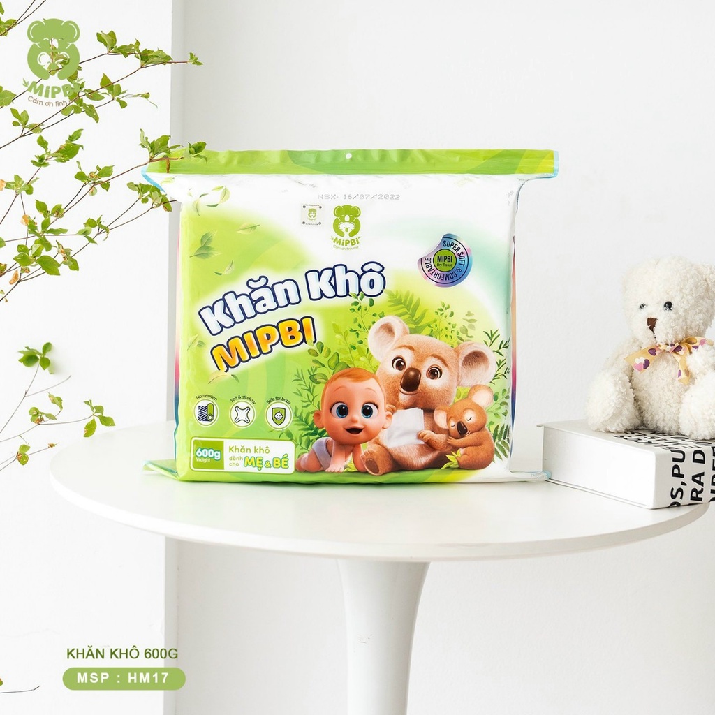 Khăn khô đa năng MIPBI dành cho Mẹ và Bé