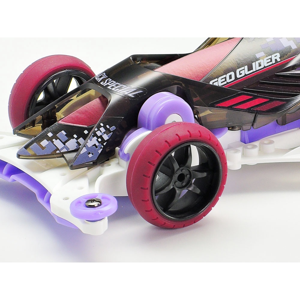 95564 Mô hình xe đua lắp ráp chạy bằng pin Mini 4WD GEO GLIDER BLACK SPECIAL