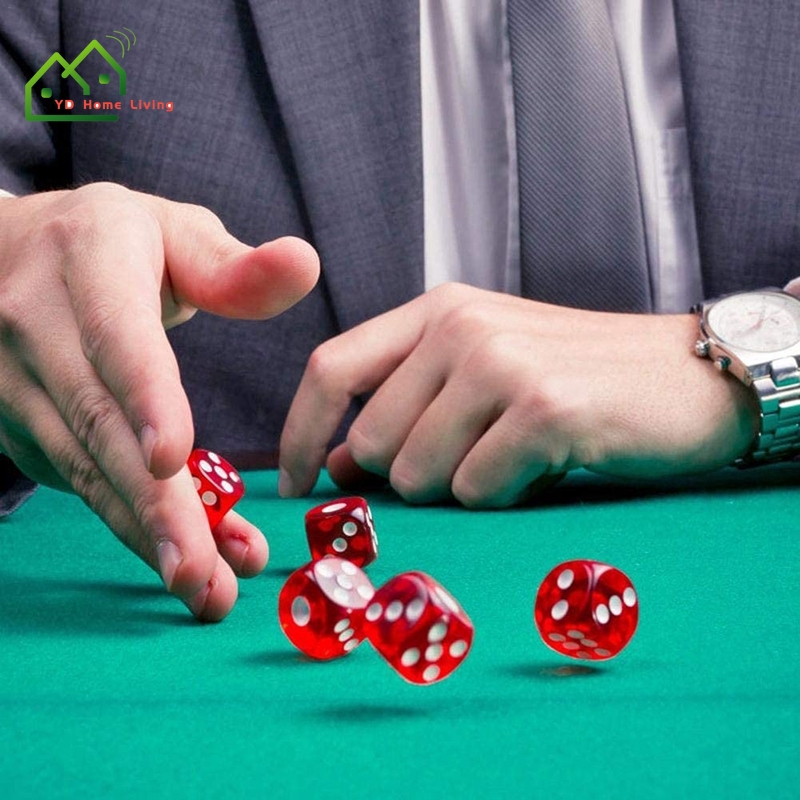 Hạt Xúc Xắc Trong Suốt Đường Kính 16mm