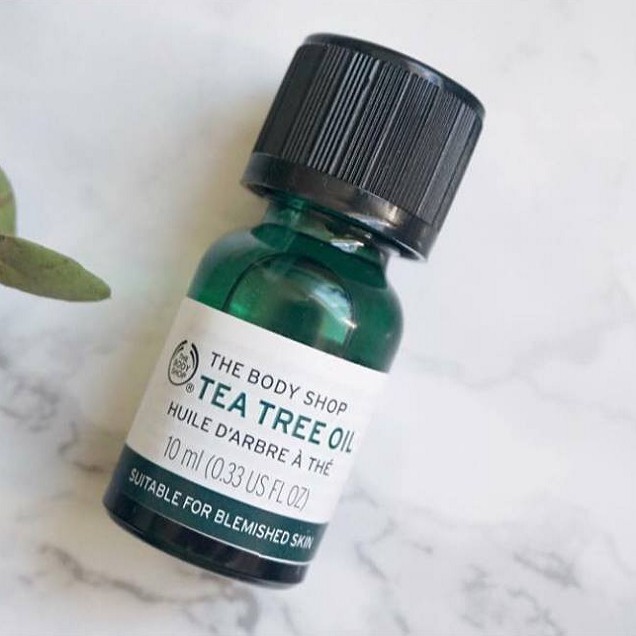 Tinh Dầu Tràm Trà The Body Shop Tea Tree Oil 10ml Anh - Giảm Mụn, Kiểm Soát Dầu - Amora Skinlab