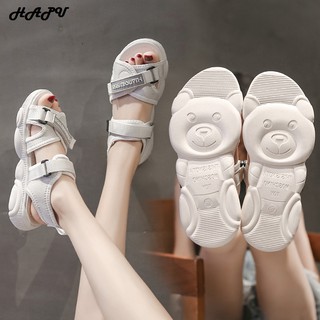 Dép Sandal HAPU nữ Đế Gấu đẹp siêu Hot , Trend mới nhất 2022