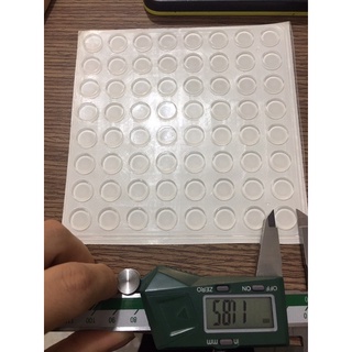 [HCM] [1 tấm 64 nút]Miếng đệm cao su silicol 3M phi 12mm cao 2,2mm