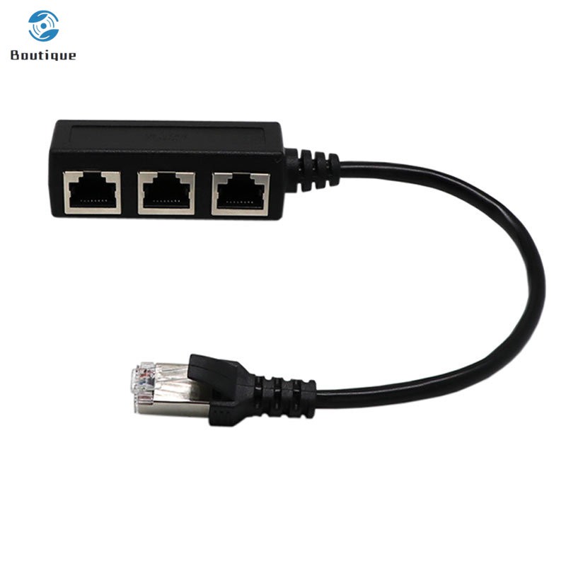 Cáp Chia Rj45 Y 1 Sang 3 Cổng Ethernet Cho Cat 5/cat 6 Lan Ethernet