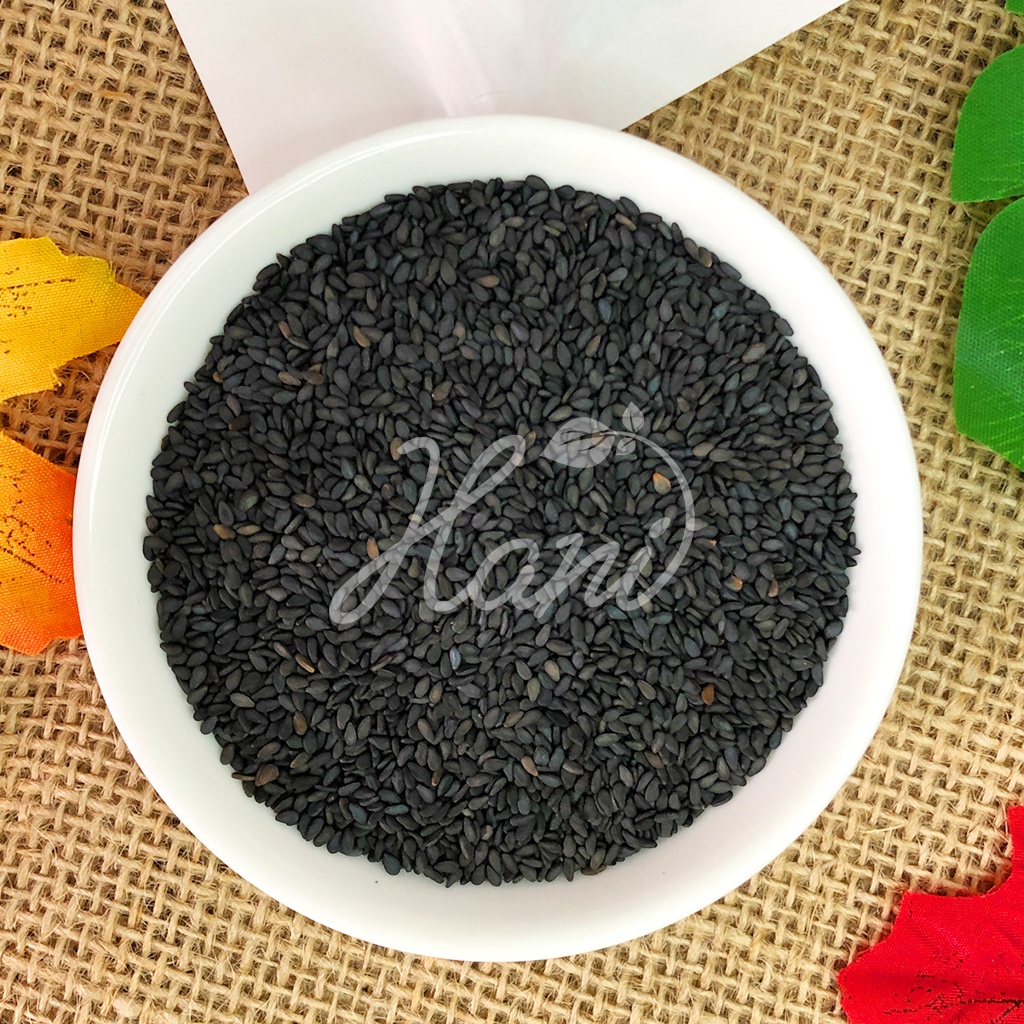 500g Mè Đen Hữu Cơ Sống Nấu Sữa, Làm Bánh, Nấu Chè  Kho sỉ dinh dưỡng HANI Healthy Food