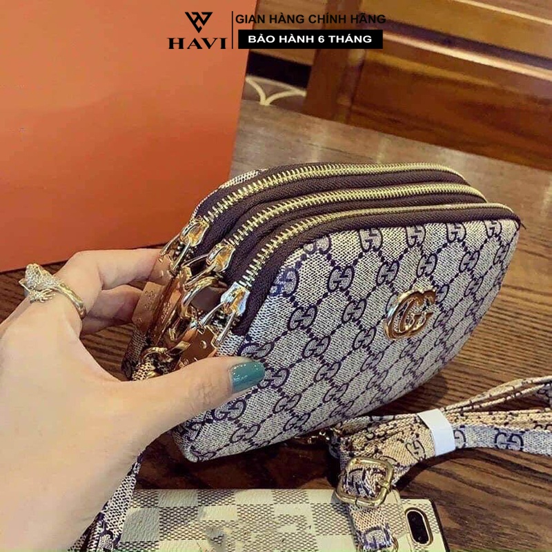 Túi Ví Nữ Đẹp, Đeo Chéo, Đeo Vai Cầm tay Đi Chơi, Đi Làm Thời Trang Cao Cấp Havi TX058